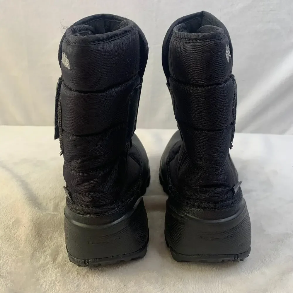 Columbia Kids Rope Tow Kruser 2 Boys Sz 1 Snow Boots Black Waterproof Insulated